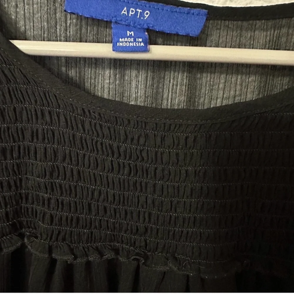 Apt. 9 Black Lace Blouse - Picture 3 of 7